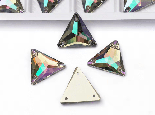 Premium Ultra Glass Ghost Light Triangles - Dazzle Me Dancewear