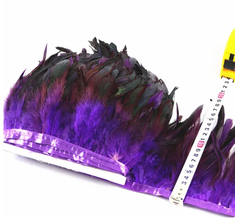 Rooster Feather Trim - Dazzle Me Dancewear