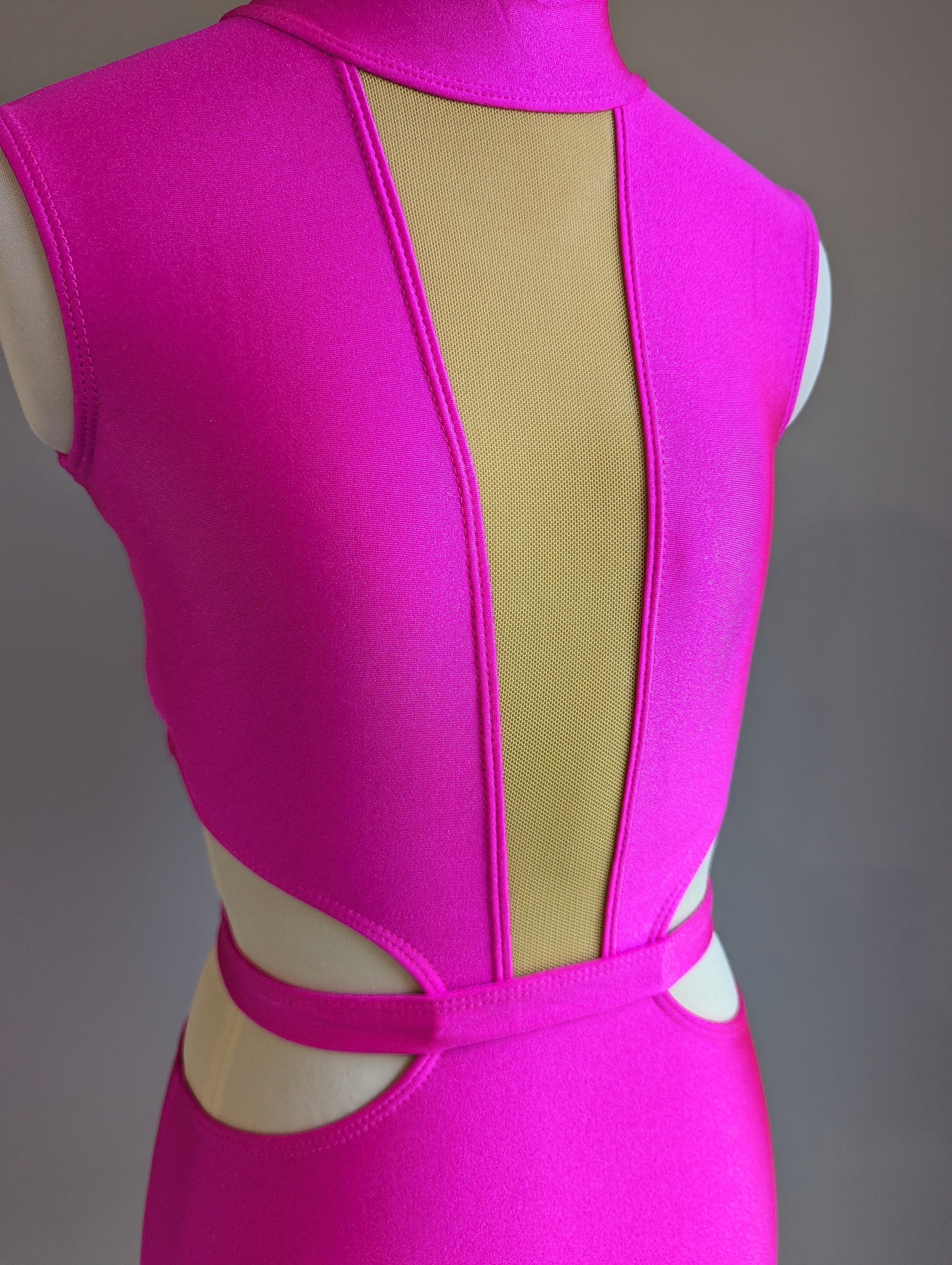 Rory Leotard Base Costume - Pink - Dazzle Me Dancewear
