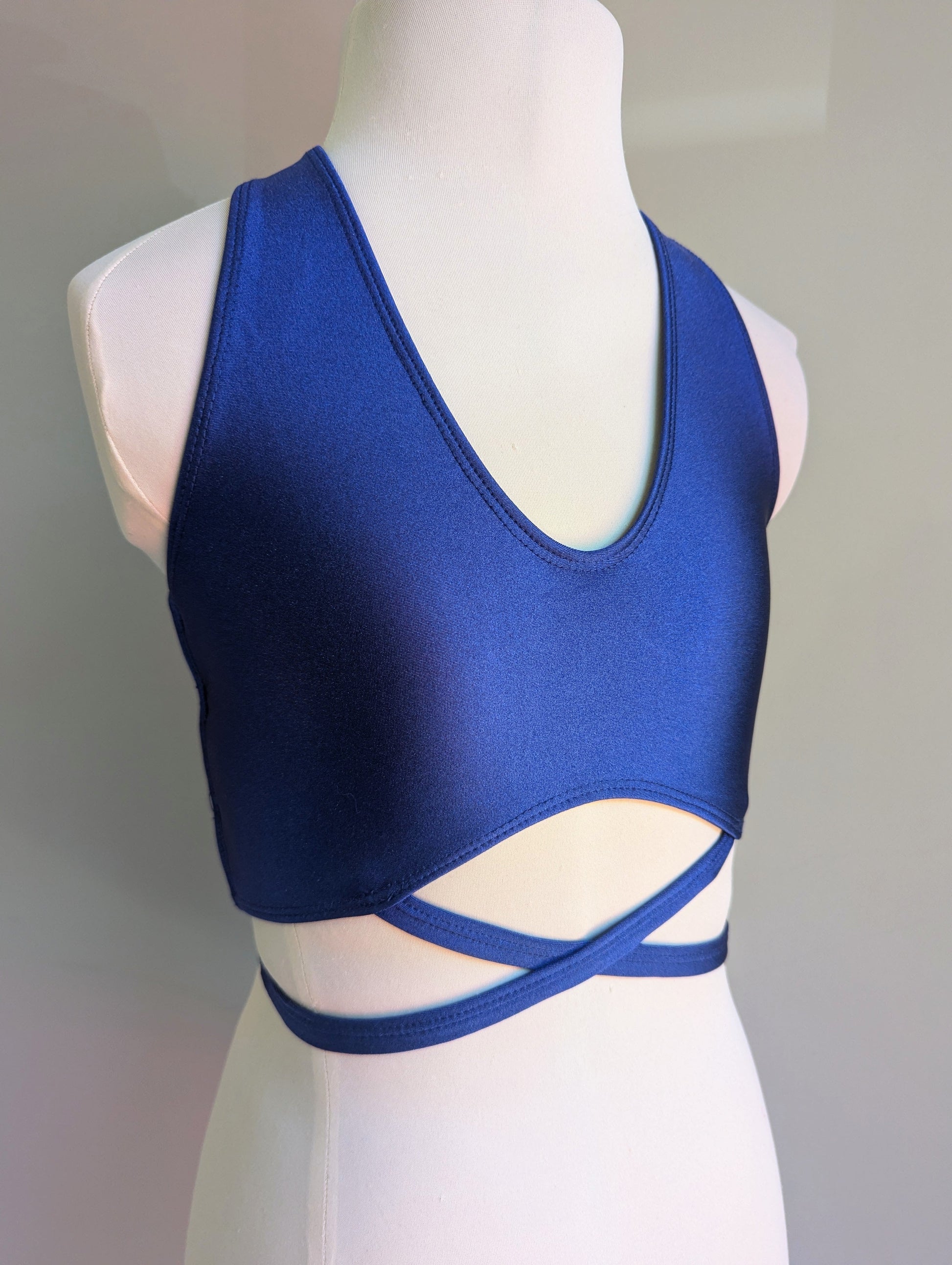 Saya Crop - Navy - Dazzle Me Dancewear