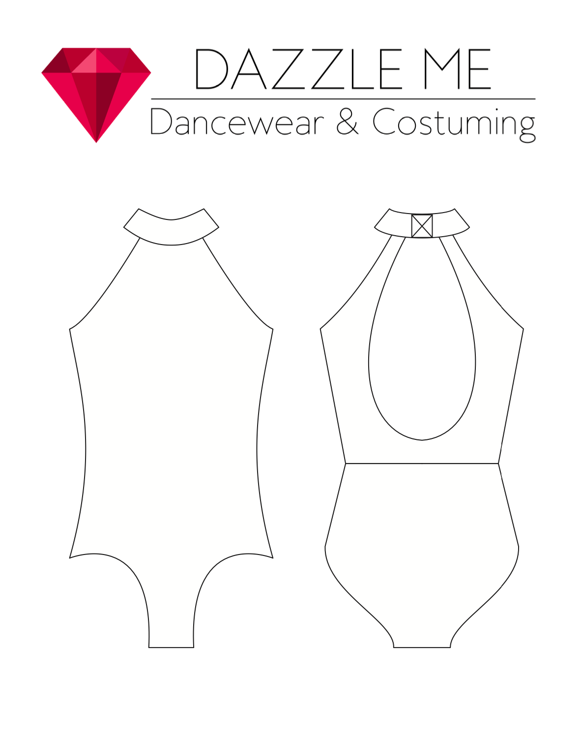 Annaleise PDF Sewing Pattern – Dazzle Me Dancewear