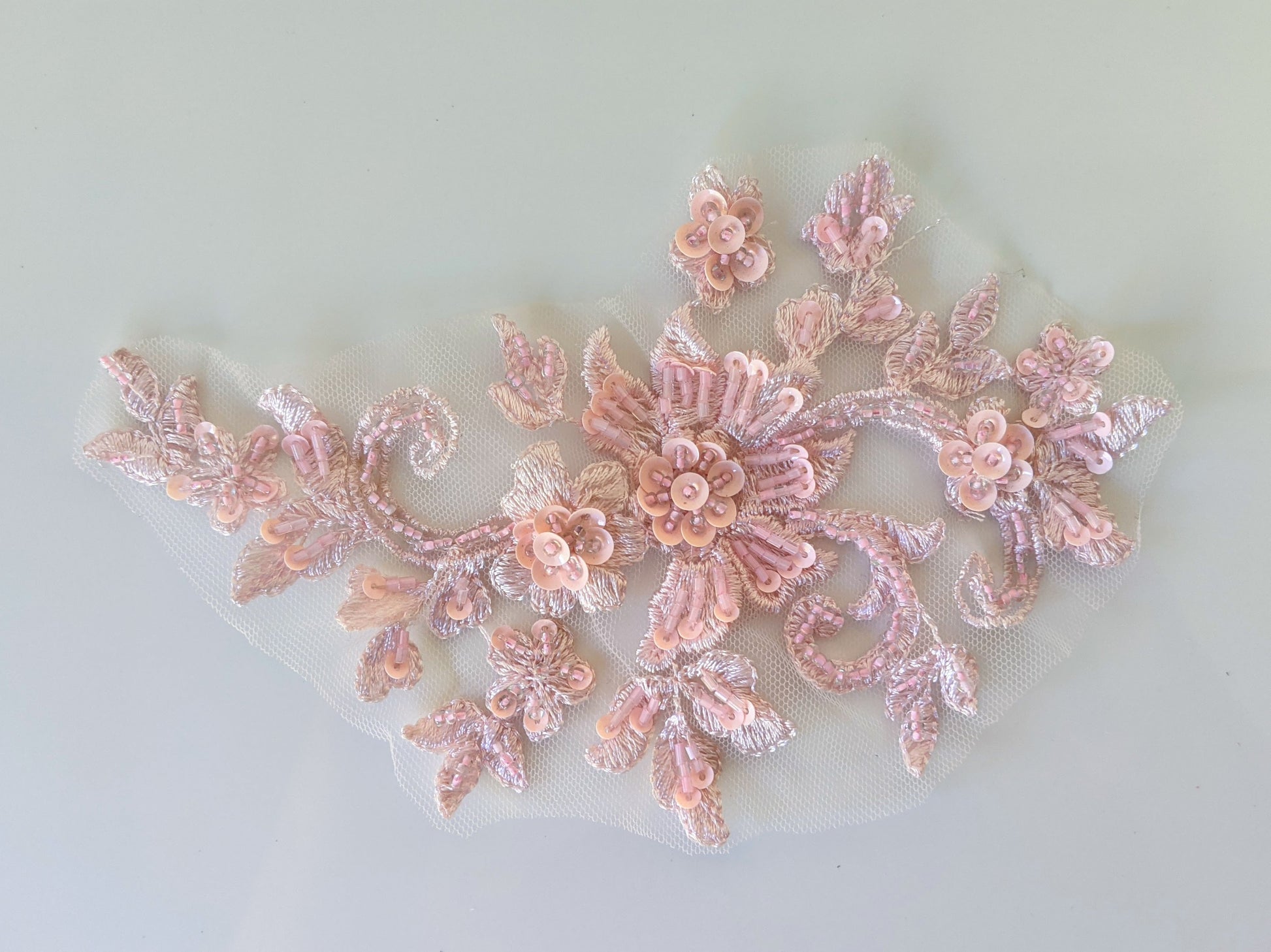 Blossom Beaded Lace Appliqué - Dazzle Me Dancewear