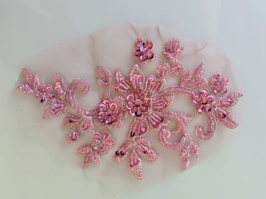 Blossom Beaded Lace Appliqué - Dazzle Me Dancewear