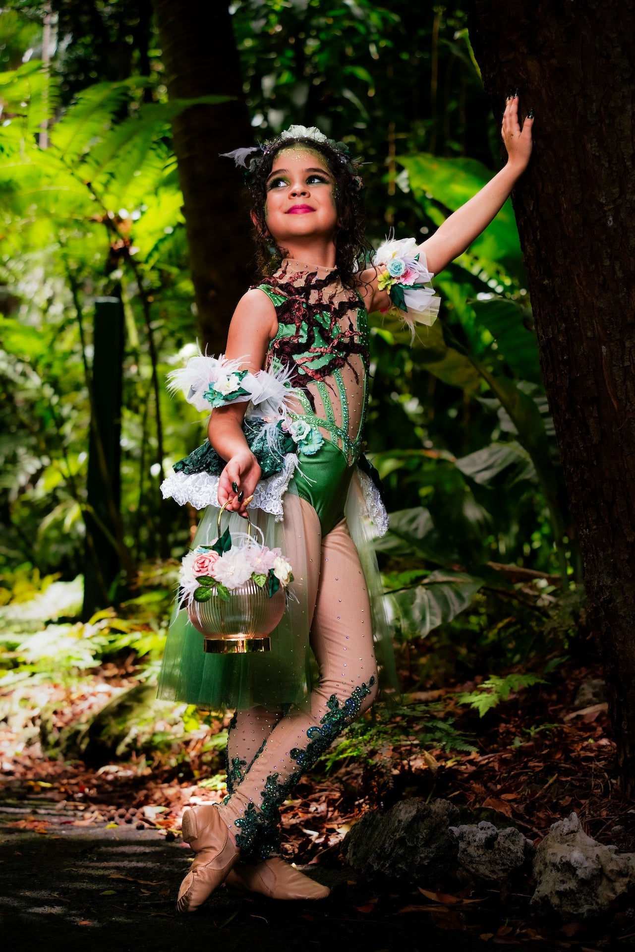 Rental Dance Costume - Forest Fairy Dazzle Me Dancewear Rental Dance Costume - Forest Fairy Dazzle Me Dancewear