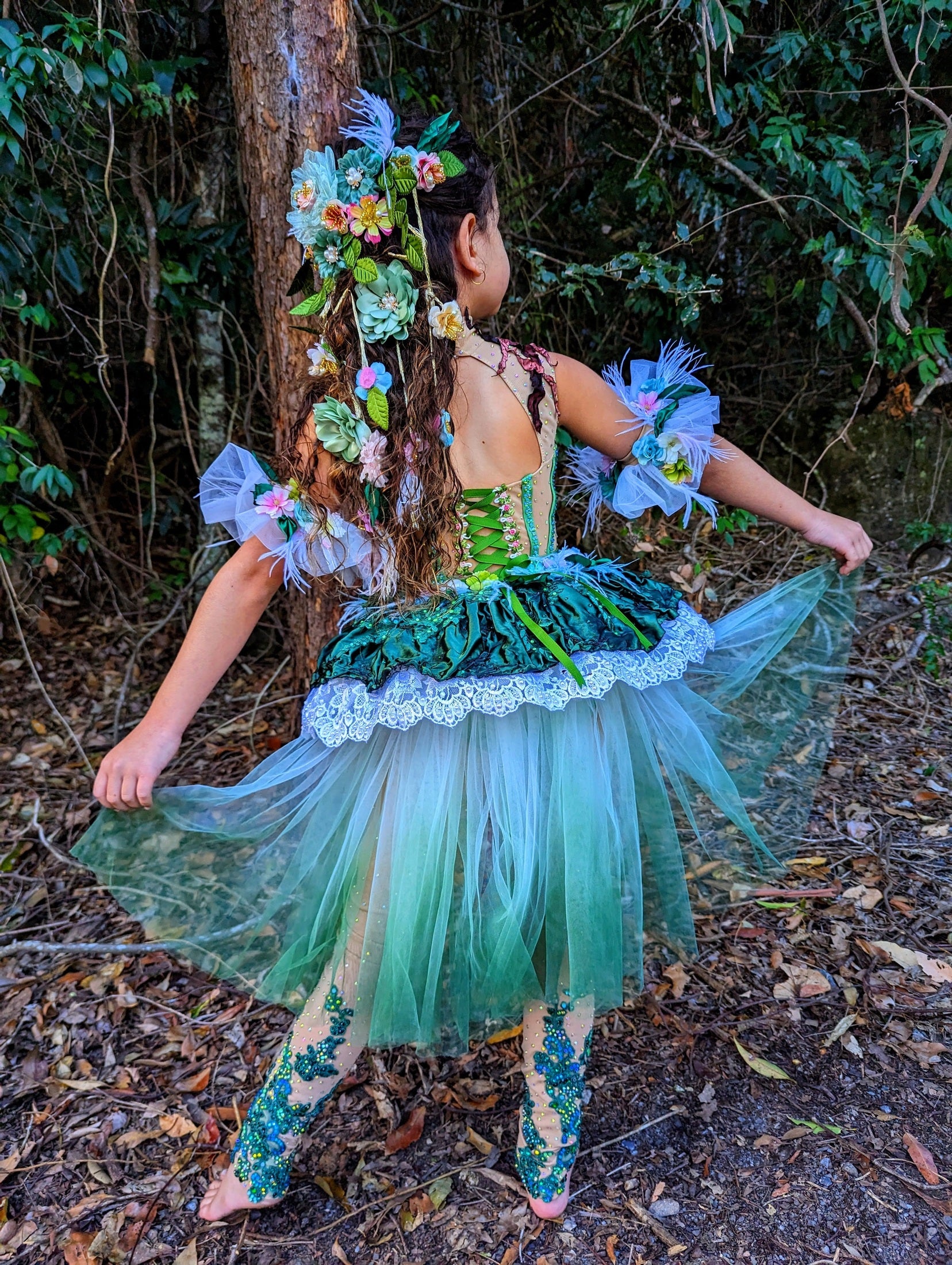 Rental Dance Costume - Forest Fairy Dazzle Me Dancewear Rental Dance Costume - Forest Fairy Dazzle Me Dancewear