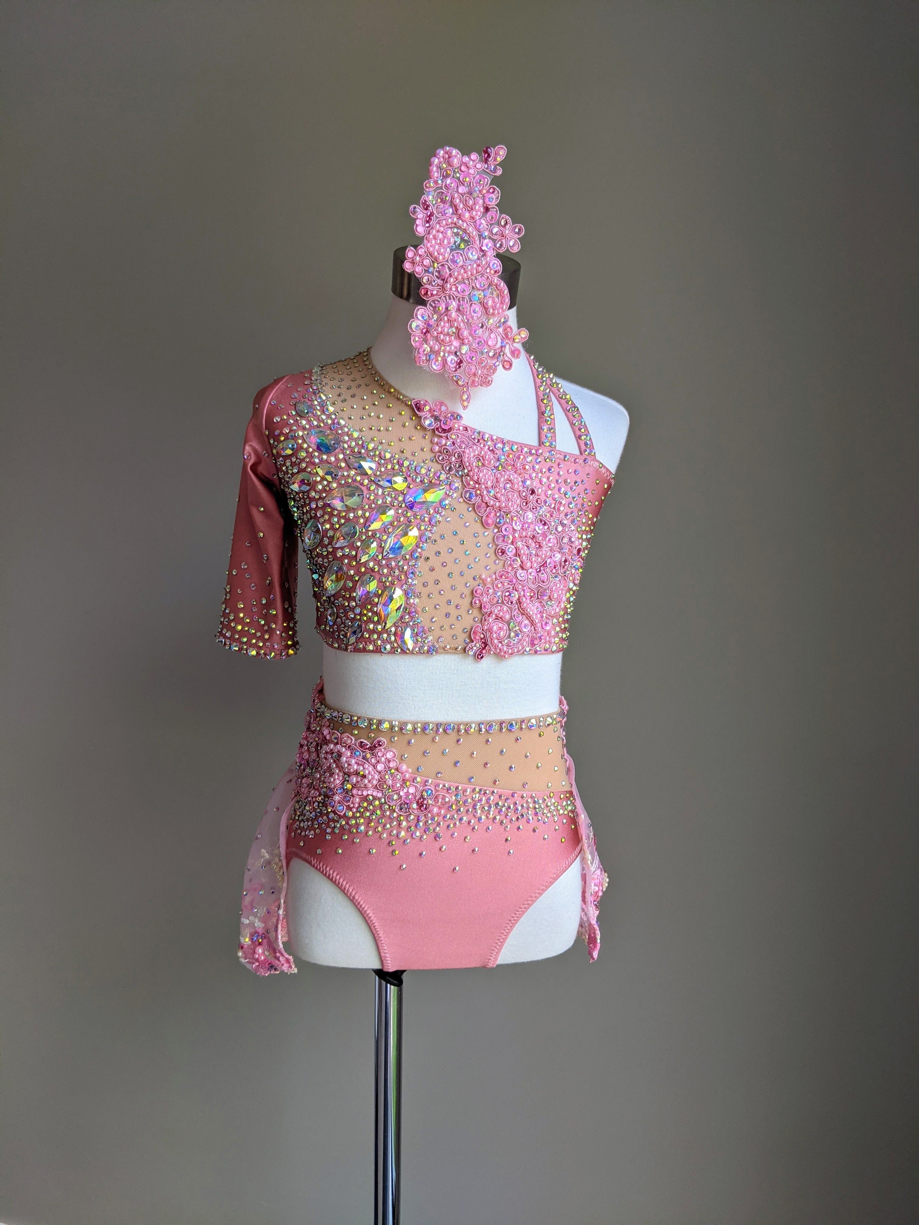 Pink lyrical outlet costumes