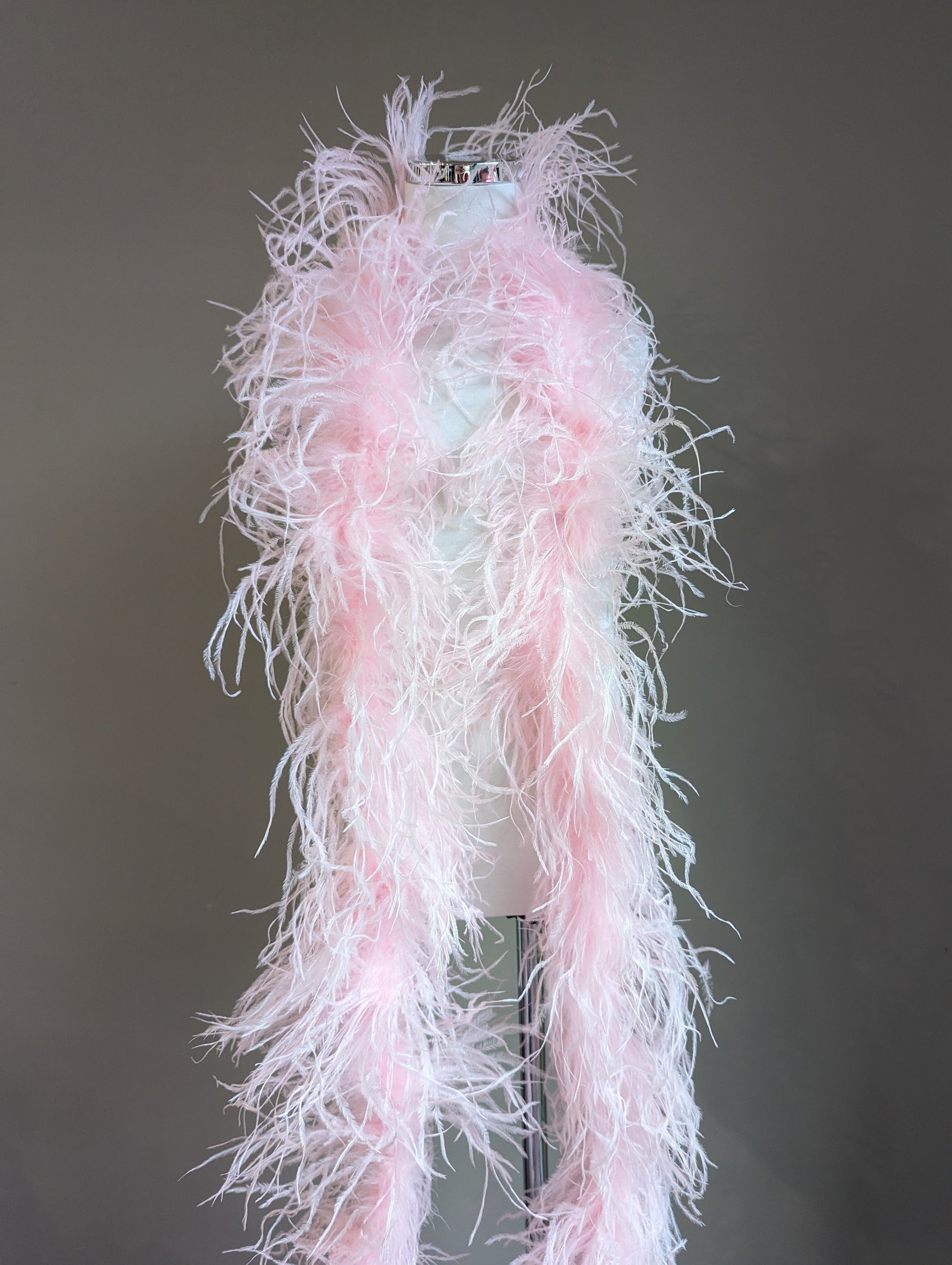 Ostrich Feather Boa 6ply - Ballet Pink - Dazzle Me Dancewear
