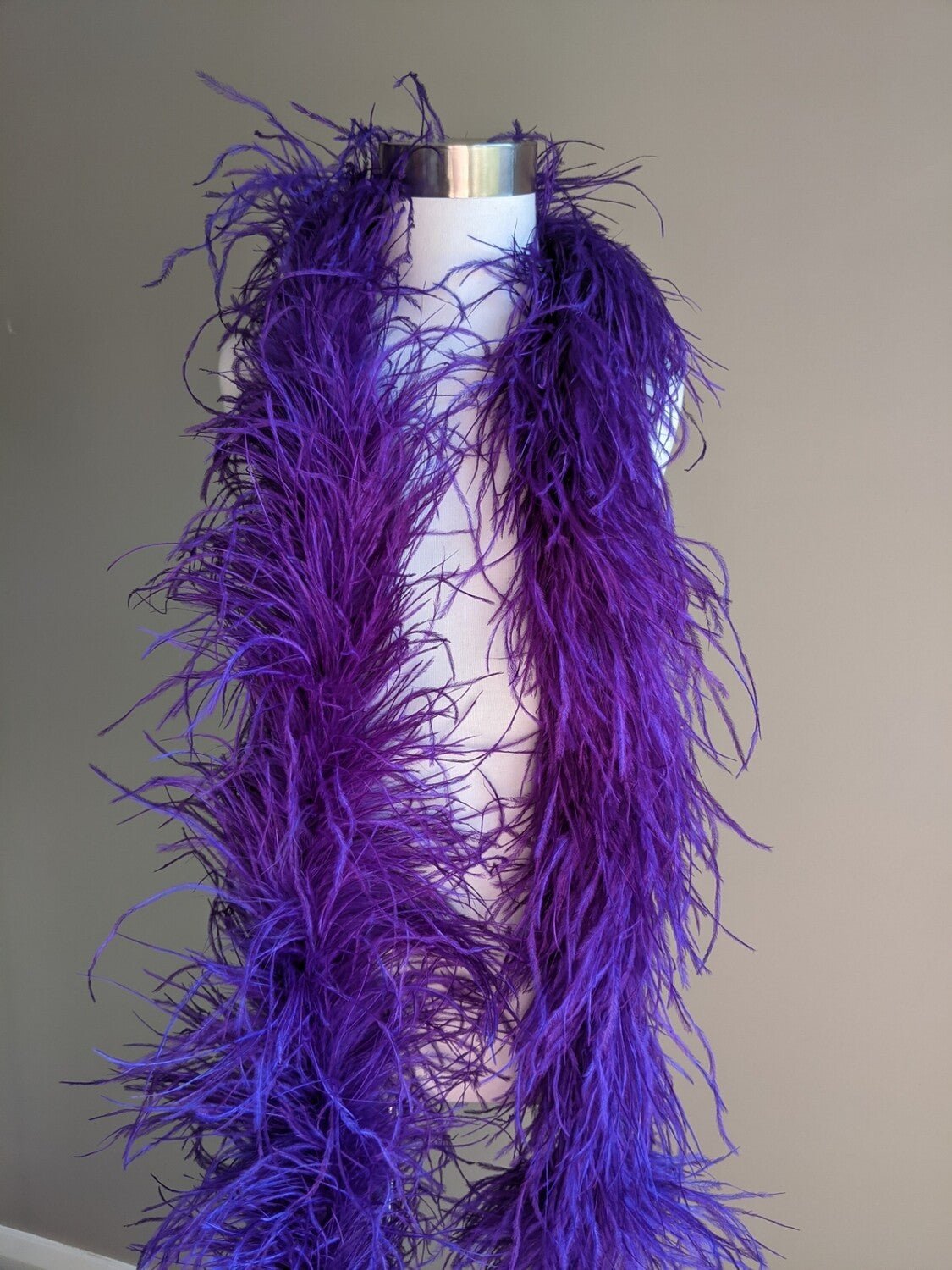 Ostrich Feather Boa 6ply - Purple - Dazzle Me Dancewear