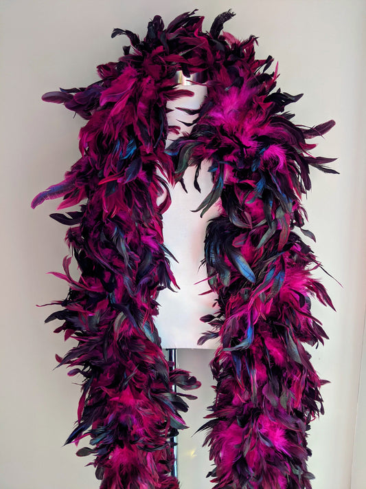 Rooster Feather Boa - Pink - Dazzle Me Dancewear