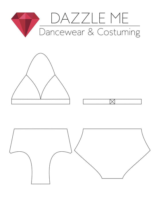 Triangle Set - Dazzle Me Dancewear